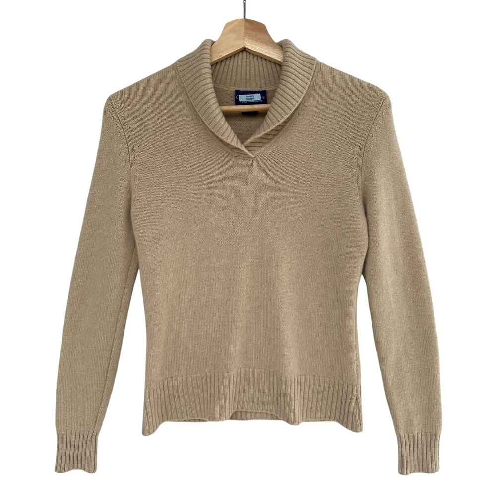 Charter Club 2-Ply Sweather Cashmere Tan Women's Size Small
